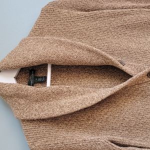 Lauren Jeans Co; Ralph Lauren Natural 100% Cotton Boyfriend Cardigan Sweater